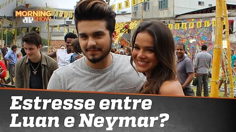 Luan Santana comenta “estresse” de Neymar por causa de Bruna Marquezine