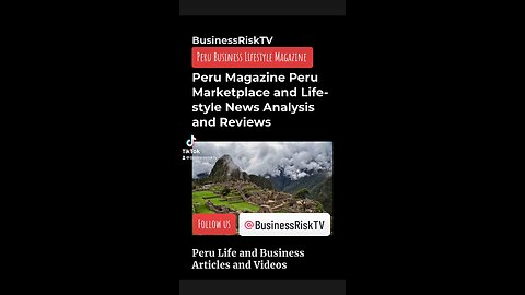 Peru Magazine Peru Marketplace and Lifestyle News Analysis and Reviews