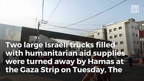 Israel Sends Humanitarian Aid To Gaza Strip, Hamas Turns It Away