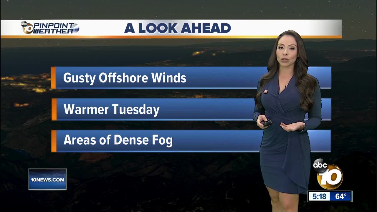 10News Pinpoint Weather with Meteorologist Angelica Campos