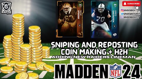 Madden 24 Ultimate Team || Sniping And Reposting + H2H