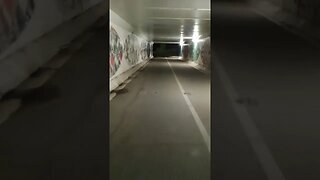 Bike path tunnel