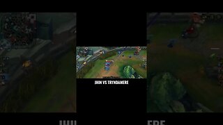 JHIN vs tryndamere #shorts #wildrift #rankpush #jhin #tryndamere #lol #youtube #algorithm