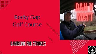 Jumping out to a quick lead Rocky Gap Gambling Golf Dan v Matt