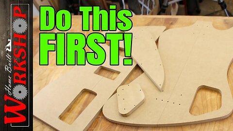 Why you ALWAYS Duplicate your Guitar Templates | The First Step to Building a Guitar from Scratch