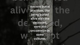 Ancient burial practice