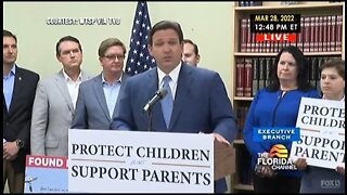 Gov DeSantis Slams Degenerate Hollywood For Opposing Parents’ Rights