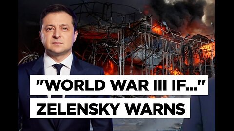 Cocaine Addict Zelensky Trying to Con West into WW3 with False Flag Nuclear Attack