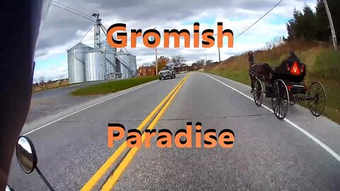 Grom with the wind! Motorcycle ride to Quarryville PA. Amish everywhere. Talk about foster parenting