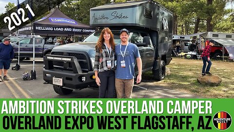 AMBITION STRIKES DODGE OVERLAND CAMPER BUILD AND FUTURE PLANS | OVERLAND EXPO WEST 2021