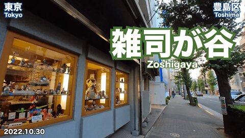 【Tokyo】Walking in Zoshigaya (2022.10.30)