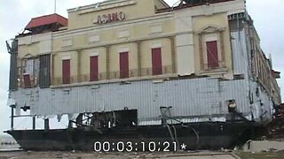 Biloxi Mississippi Casino barge trashed