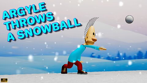 Argyle Throws A Snowball ( Revised )