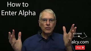 245 How to Enter Alpha