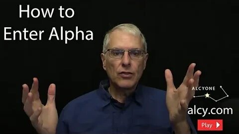 245 How to Enter Alpha