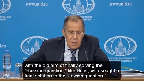 Sergey Lavrov Press Conference - Opening Address - Jan 18, 2023 - (Read in American English)