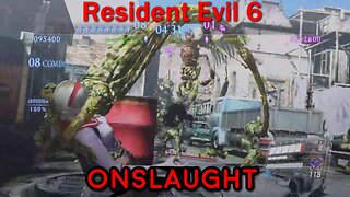Resident Evil 6- Onslaught Mode- Very Fun Player vs. Player vs. Enemy Gameplay!