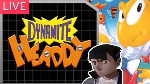 LIVE (curta) SOPOOLESCA - Jogando Dynamite Headdy do MEGADRIVE