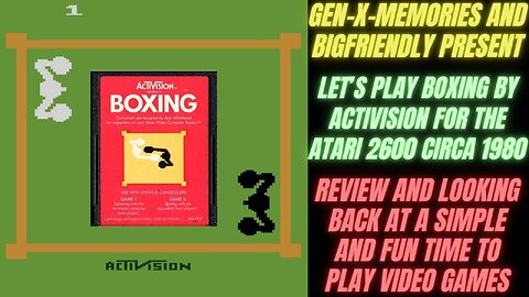 Activision Boxing for the Atari 2600