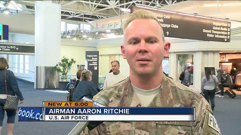 Airman Returns Home After Six-Month Deployment