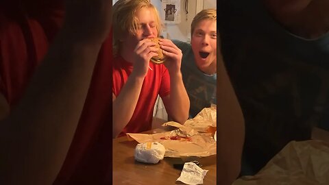 I tried a Whopper for the first time…. #whopper #burgerking #burger #food #eating #funny #shorts