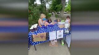 Girls raise money for clean up efforts