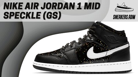 Nike Air Jordan 1 Mid Speckle (GS) - AV5174-001 - @SneakersADM