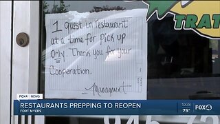 Restaurants prepping to reopen