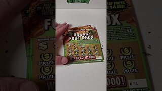 Fort Knox Scratch Off Ticket!!