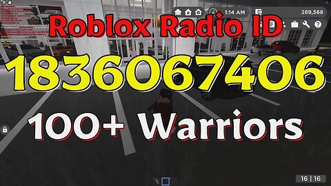 Warriors Roblox Radio Codes/IDs