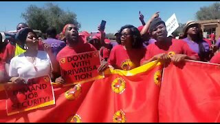 South Africa - Johannesburg - SAA strike (video) (YVo)