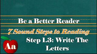 Step 1.3: Practice Writing the Letters of the Alphabet