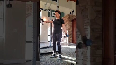 Great Shoulder Workout For Women Over 50 | #youtubeshorts #fitness #fitover50 #shoulderworkout #fypシ