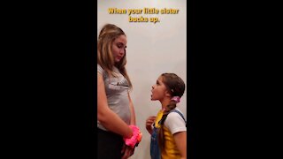 When your little sisters bucks up. Fun with five | Fun with 5