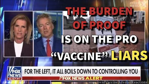 The Burden of Proof Is on The Pro Vaccine Liars