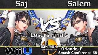 7S|Saj (Bayonetta) vs. MVG|Salem (Bayonetta) - Wii U Losers Finals - SC:68