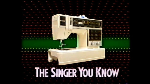 August 13, 1985 - Singer Sewing Machine Commercial