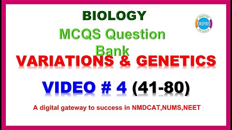 Variations and Genetics Video # 4 #mdcatbiology #variationsandgeneticsmcqs #neat #etea #nums #ppsc