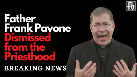 Father Frank Pavone DISMISSED from the Priesthood, According to CNA Report.