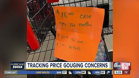 Tracking price gouging concerns in Florida