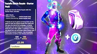 How To DOWNLOAD "GALAXY STARTER PACK" for FREE! How to Get NEW FREE GALAXY SKIN! (Fortnite Pack #3)!