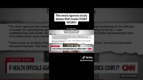 How Rigorous #Study Says #Masks Don’t #Work? #research #politics #illness