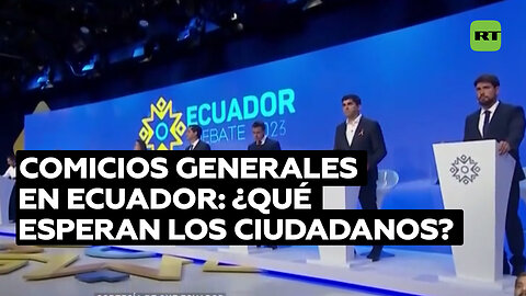 Ciudadanos ecuatorianos expresan sus expectativas ante elecciones