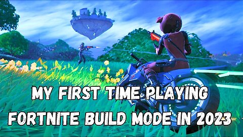 I played Fortnite build mode for the first time EVER!!!
