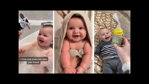 Cute chubby baby - Funny video