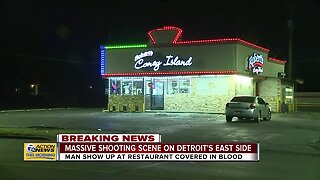 Massive shooting scene on Detroit's east side
