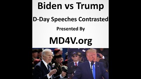 Biden vs Trump: D-Day Speeches Contrasted