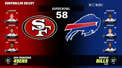 Madden 23 Super Bowl 58 49ers Vs Bills
