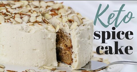KETO SPICE CAKE KETO CREAM CHEESE FROSTING Keto Cake Recipe