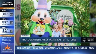 WE'RE OPEN: Local photographer gets creative to take Easter Bunny pictures